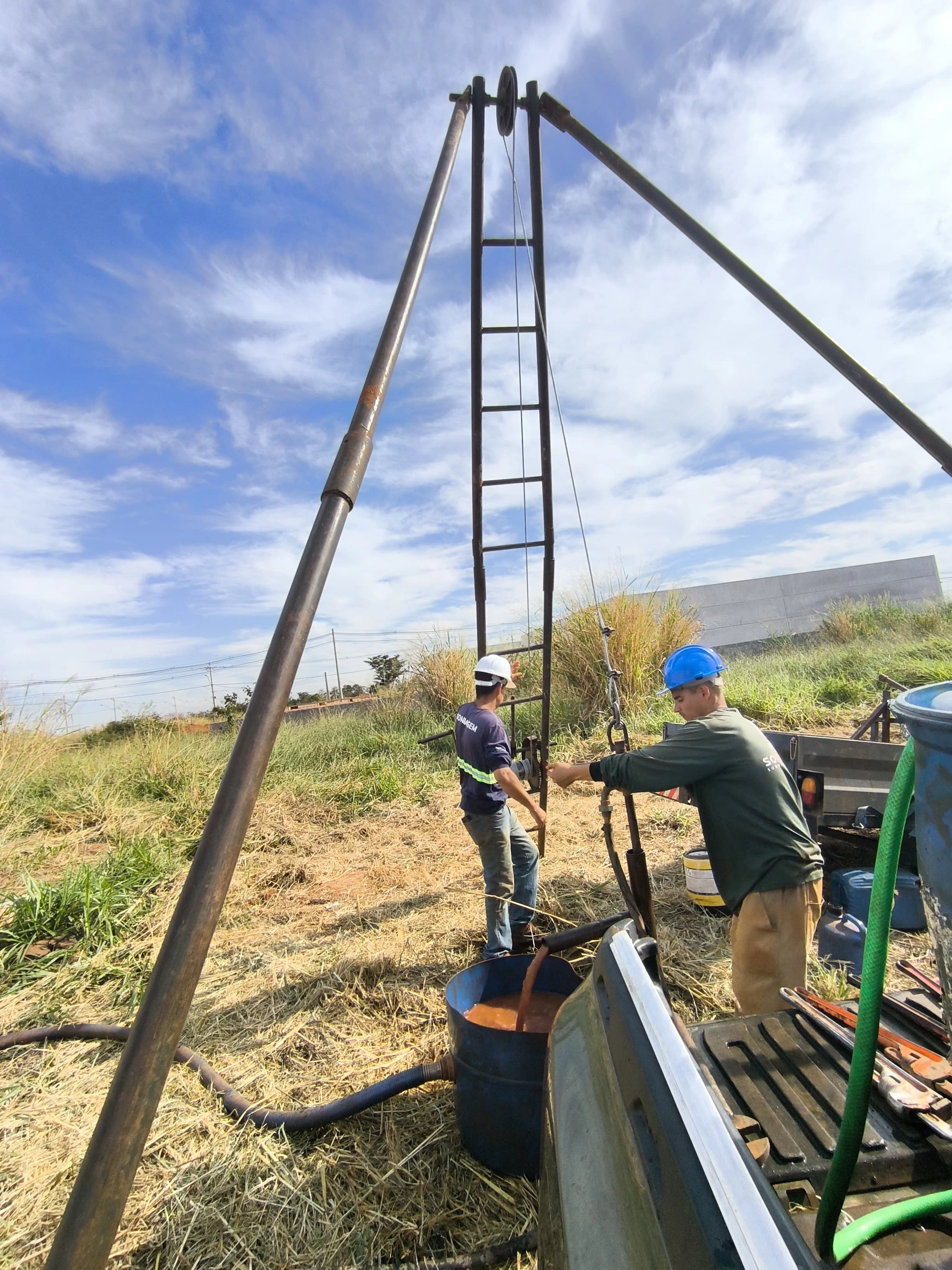Sondagem SPT em Adrianopolis